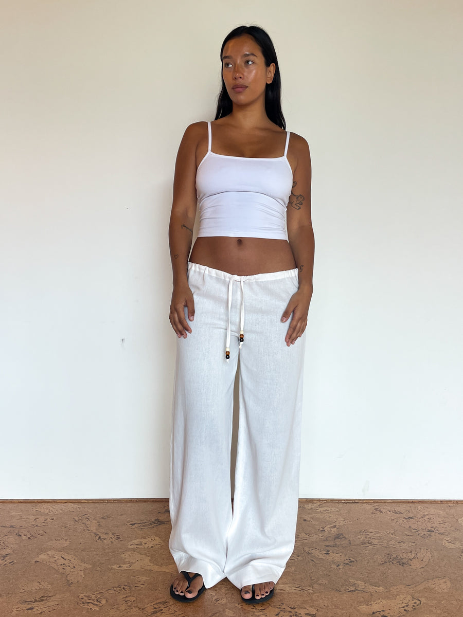 ultimate trousers | white