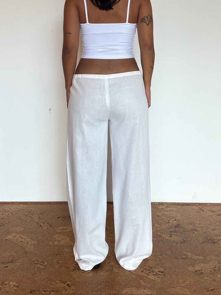 ultimate trousers | white